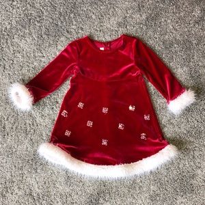 Santa Christmas dress (fit up to about 4T/5T!)